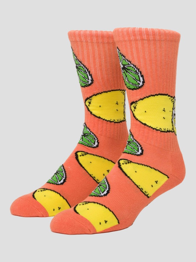 HUF Lemon Lime Crew Strumpor