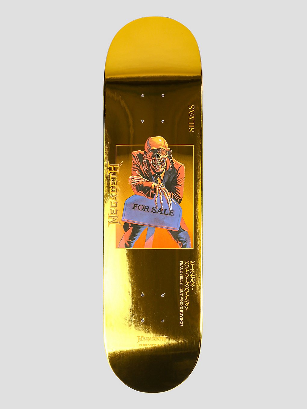 Primitive Silvas Peace Sells 8.13" Skateboard Deck gold kaufen