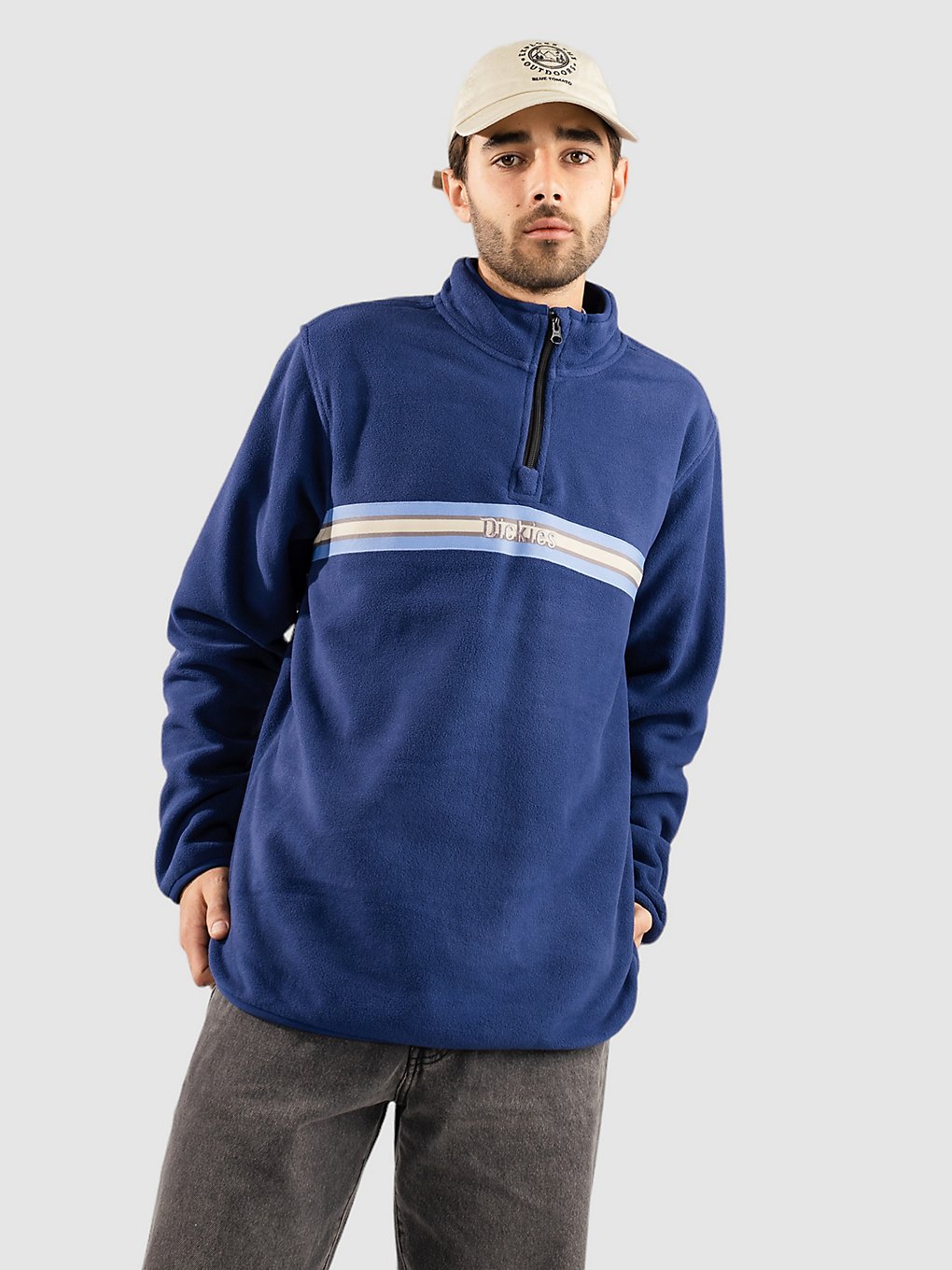 Dickies Tom Knox Quarter Sweater deep blue kaufen