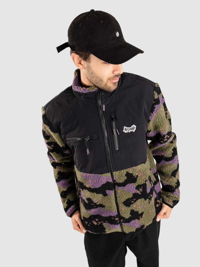 Welcome Cloak Sherpa Fleece Hættetrøje med lynlås