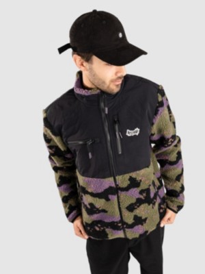 Welcome Cloak Sherpa Fleece H&aelig;ttetr&oslash;je med lynl&aring;s