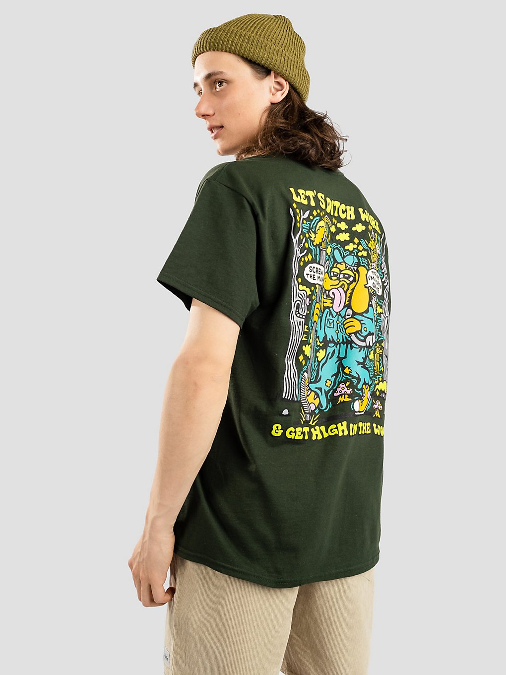 Killer Acid Field Trip T-Shirt dark green kaufen