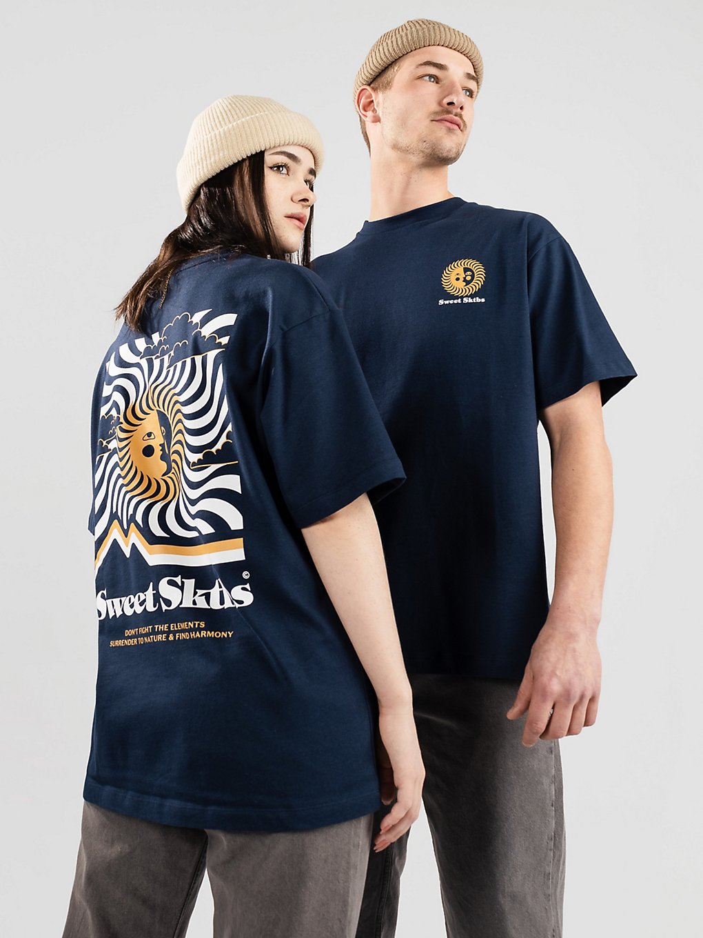 SWEET SKTBS Sweet Loose Sun T-Shirt navy kaufen