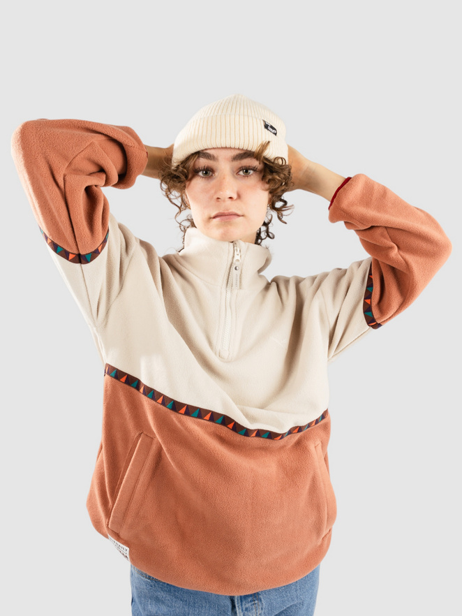 Iriedaily Holina Fleece Troyer Half-Zip Fleece Sweater