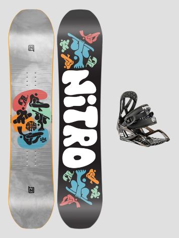 Nitro Ripper Kids + Charger Micro XS 2024 Conjunto Snowboard