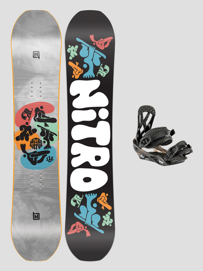 Nitro Ripper Kids + Charger Mini S 2025 Kids Conjunto Snowboard