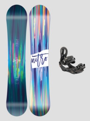 Lectra Brush + Rhythm BlackBronze M 2024 Snowboardpaket