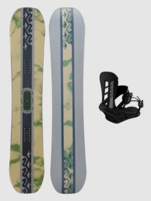 K2 Geometric + Sonic Blk L 2024 Snowboardpaket