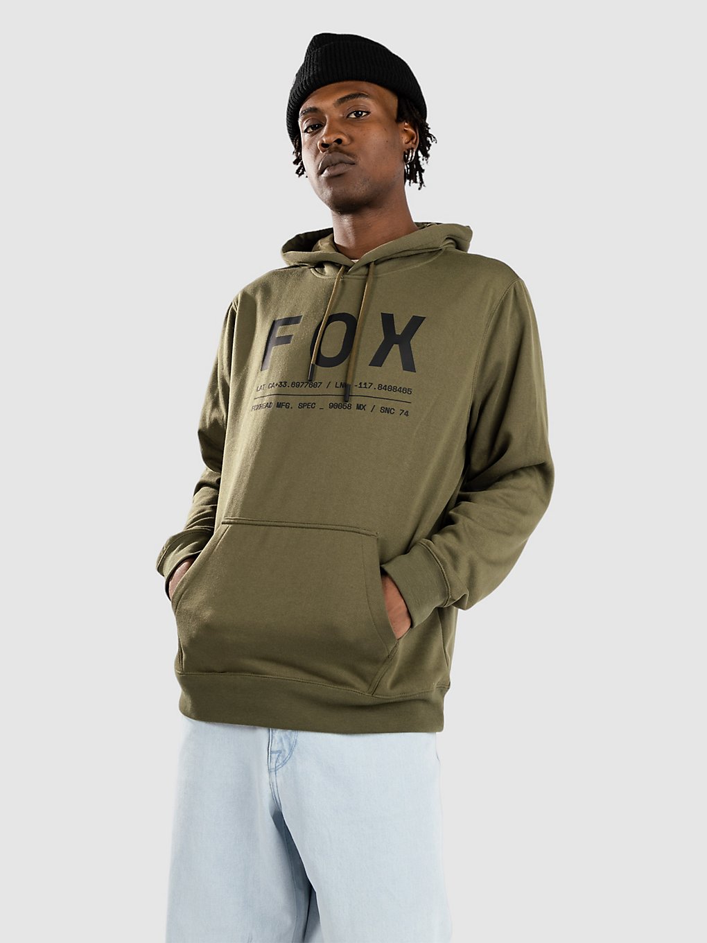 Fox Non Stop Fleece Hoodie olive green kaufen