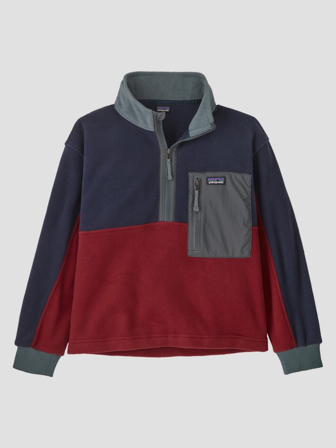 Patagonia Microdini 1/2 Kids Hættetrøje med lynlås
