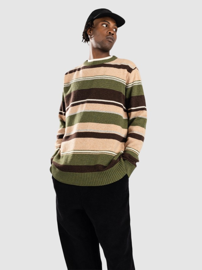 Anerkjendt Aksune Jac Stripe Lambswool Knit Pullover