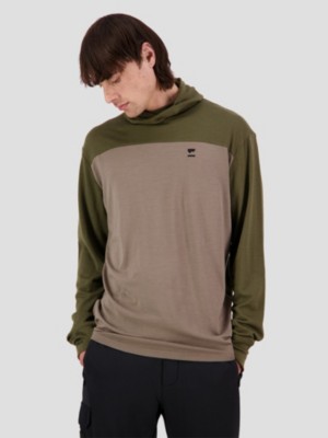 Mons Royale Merino Yotei Powder Hooded Aluskerrastopaita