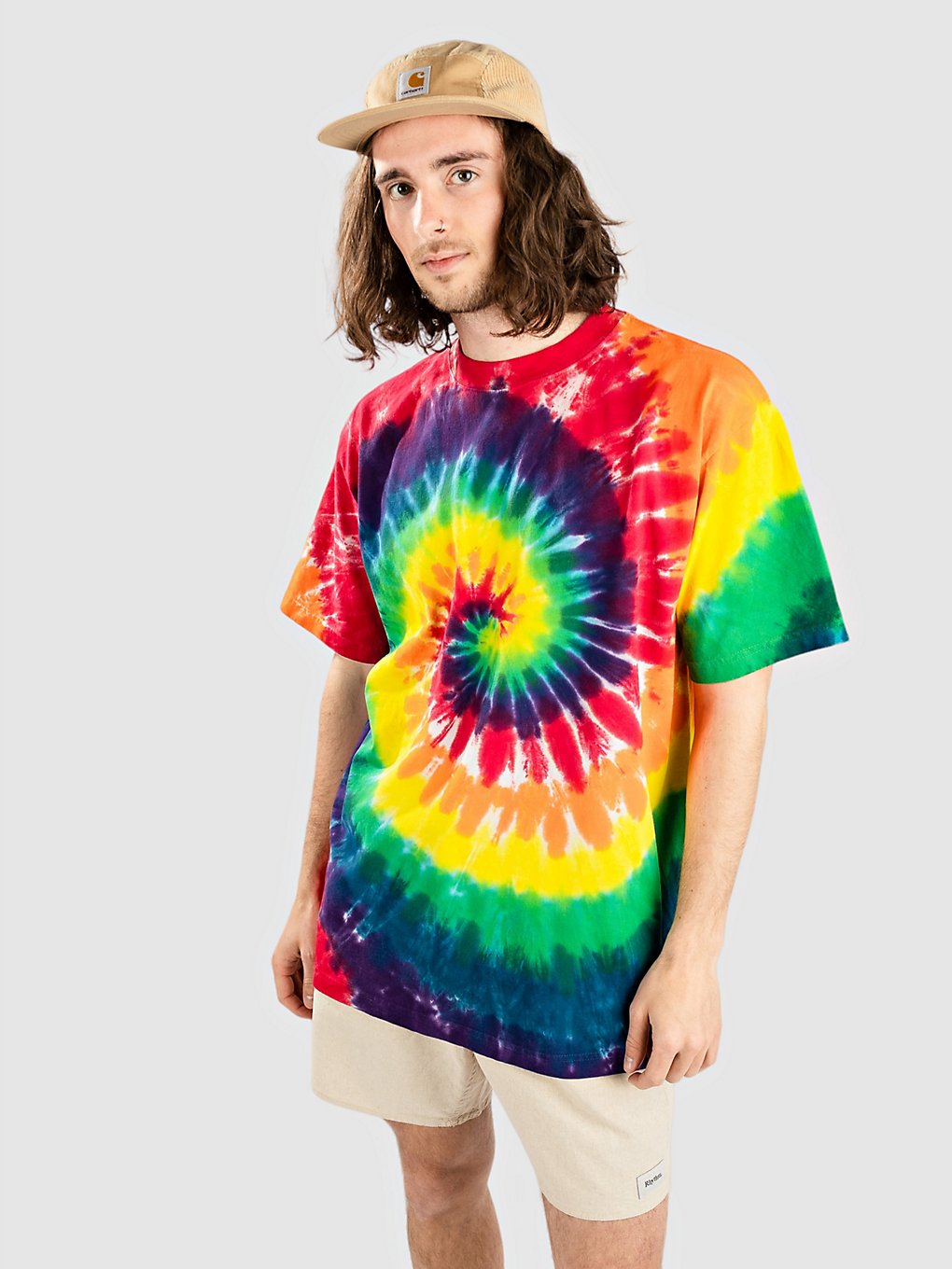 Shaka Wear 7.5 Max Heavyweight Tie Dye T-Shirt classic rainbow kaufen
