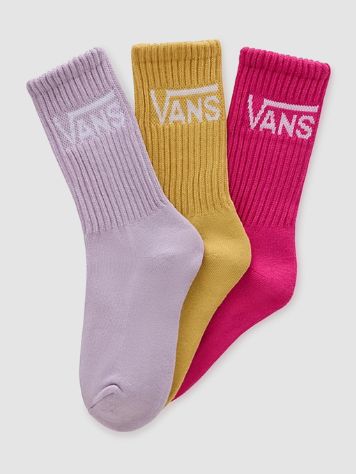 Vans Classic Crew (6.5-10) 3Pk Socken