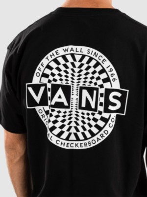 Warped Checkerboard Log Camiseta