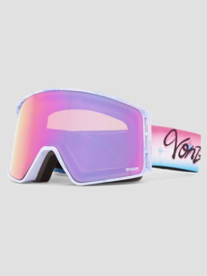 Photos - Ski Goggles VonZipper Velo White Goggle smk pink chr 