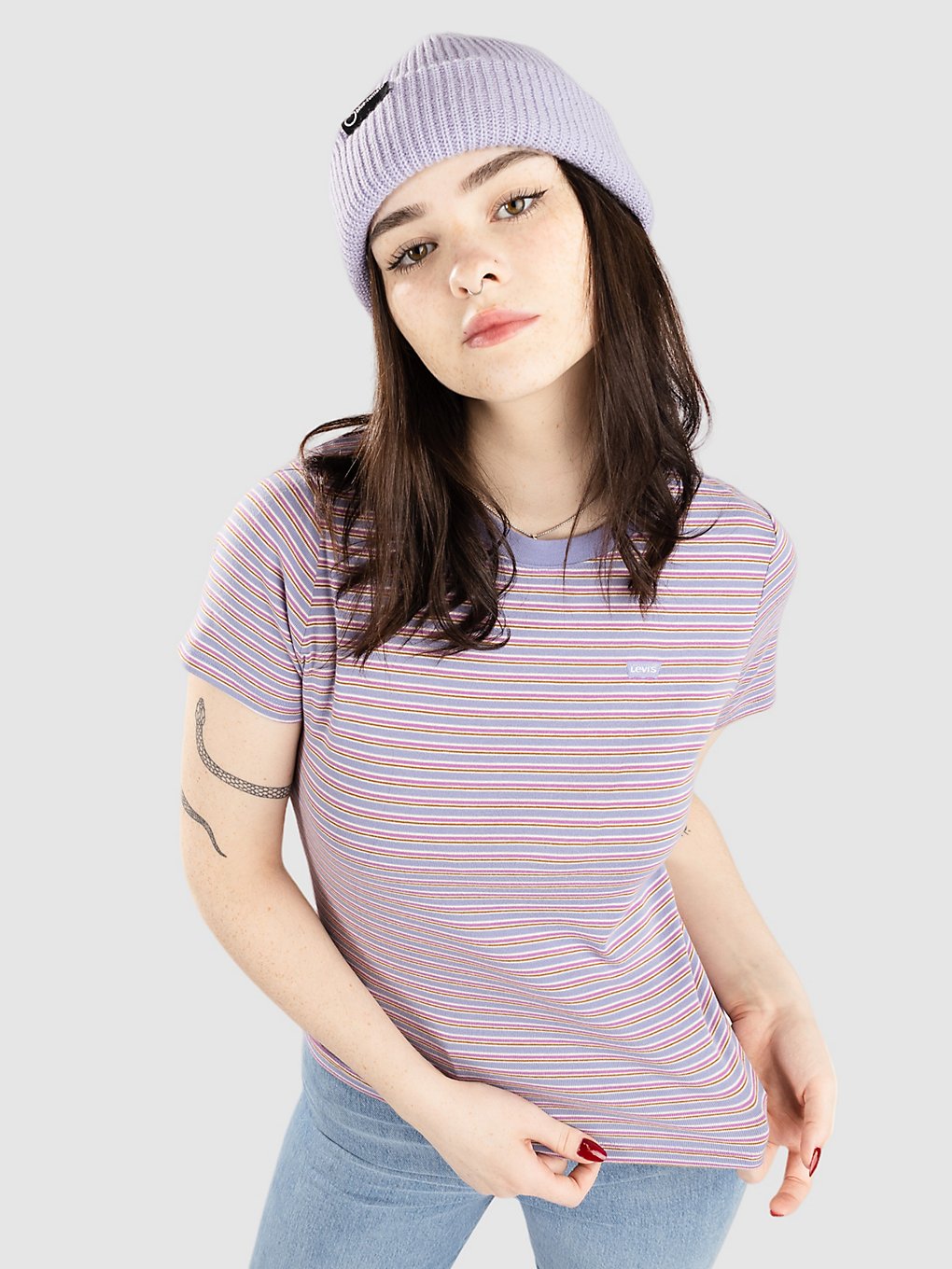 Levi's Rib Baby T-Shirt indigo stripe persia kaufen