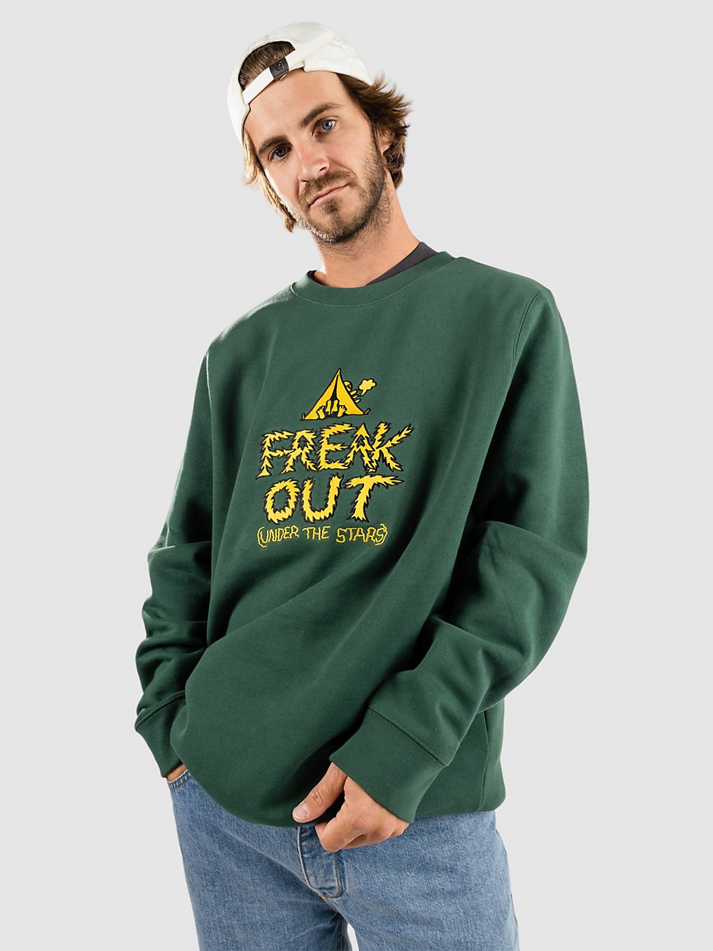 Killer Acid Freakout Crew Neck Sweater green kaufen
