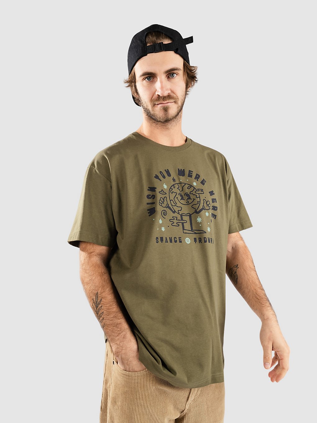 Stance Galaxy T-Shirt army kaufen