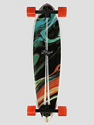 Teal 35&amp;#034; x 9&amp;#034; Longboard complet