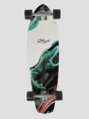 Long Island Longboards Teal 30&quot; x 9&quot; Skateboard