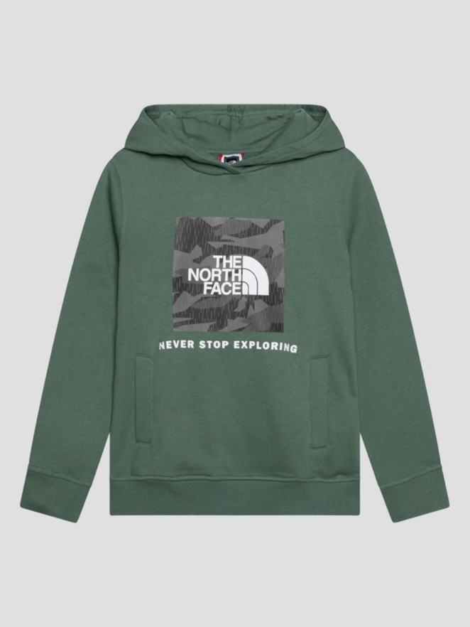 THE NORTH FACE Teens Box P/O Felpa con Cappuccio