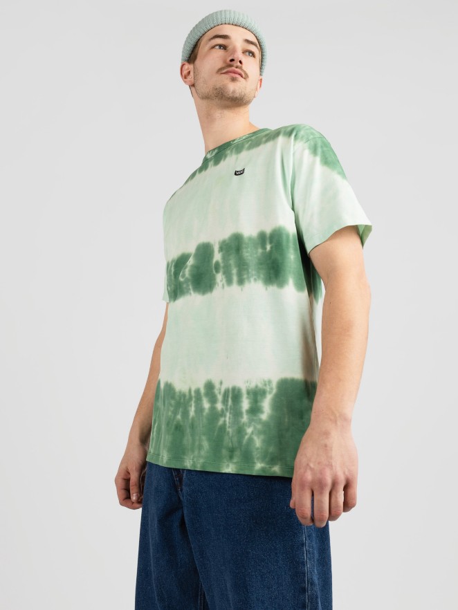 Vans Off The Wall Stripe Tie Dye Tricko
