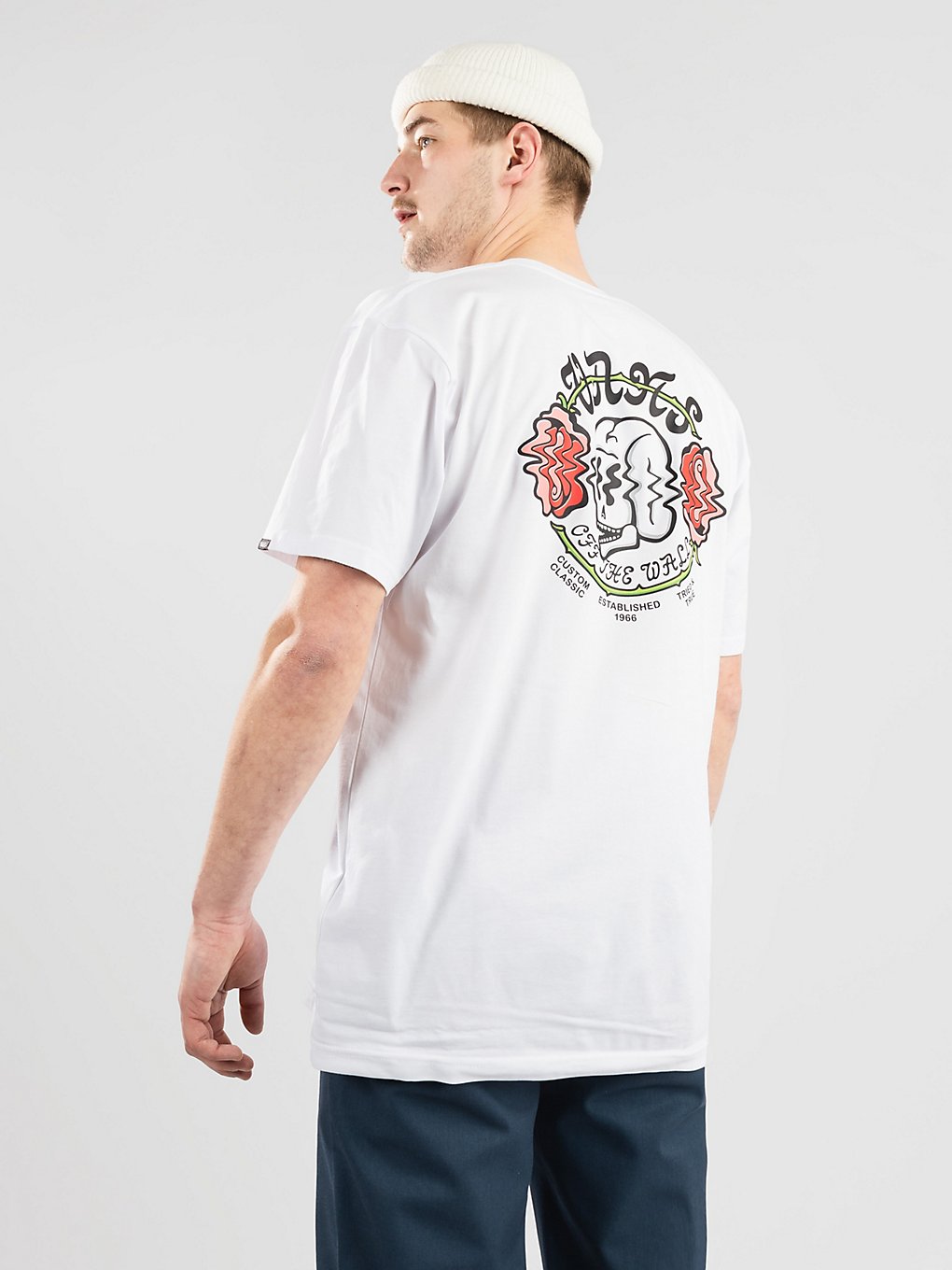 Vans Shaken Skull T-Shirt white kaufen