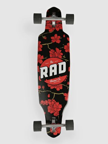 RAD Board Co. Cherry Blossom Drop Through Longboard complet