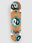 Bannerot Yin Yang 8&amp;#034; Skateboard Completo
