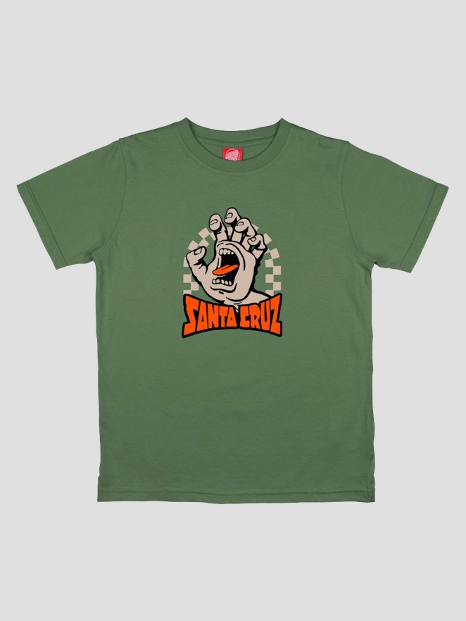 Santa Cruz Check Gateway Hand Front T-Shirt
