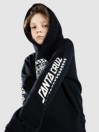 Santa Cruz Check Oval Mono Front Kids Hoodie
