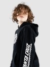 Santa Cruz Check Oval Mono Front Kids Hoodie