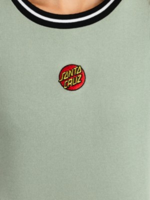 Classic Dot Emb Ringer Camisa Manga Comprida