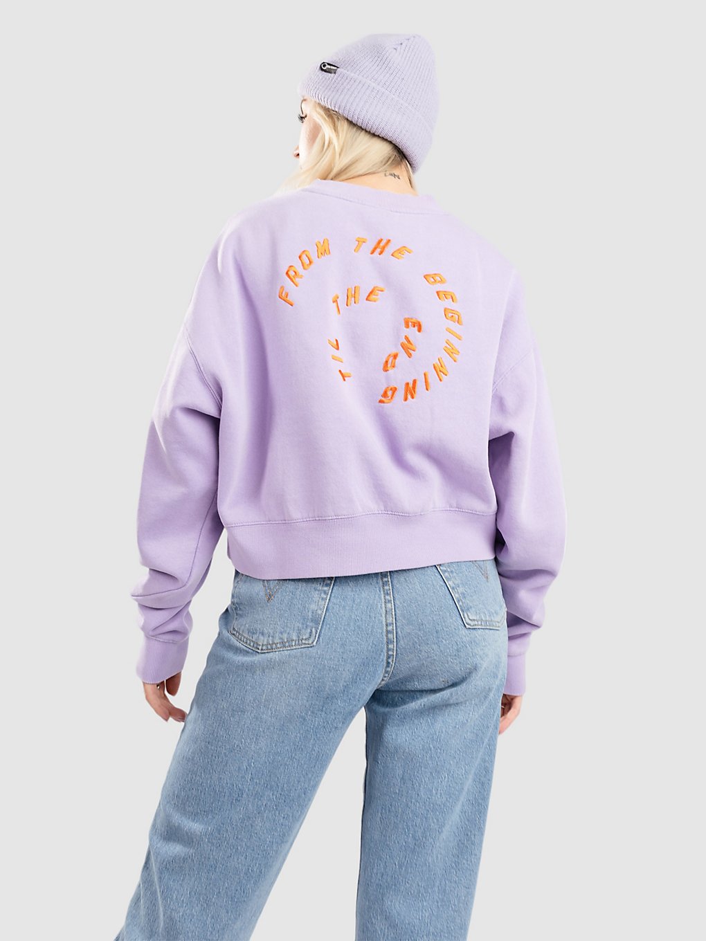 Santa Cruz TTE Swirl Crew Sweater lavender acid wash kaufen