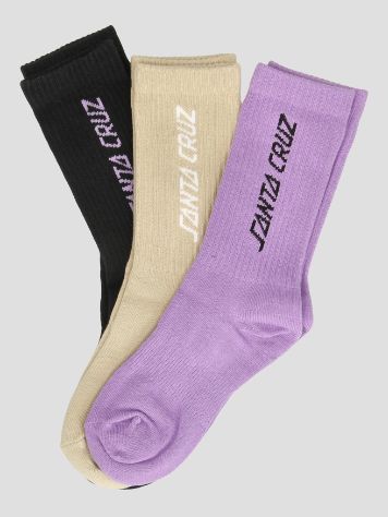 Santa Cruz BT Strip (3 Pack) Socks