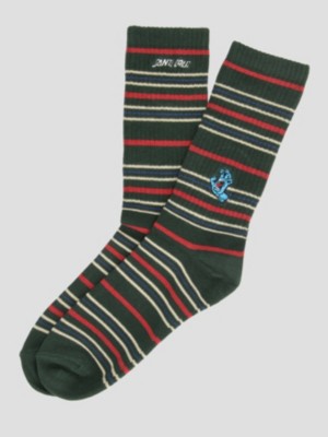 Santa Cruz Screaming Mini Hand Stripe Sokker