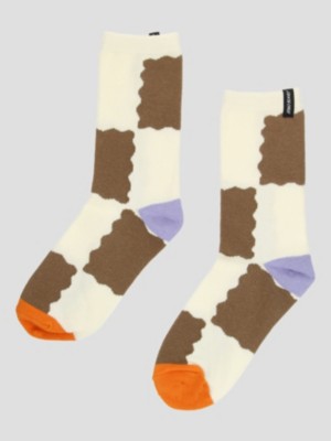 Checkerboard Strip Socken