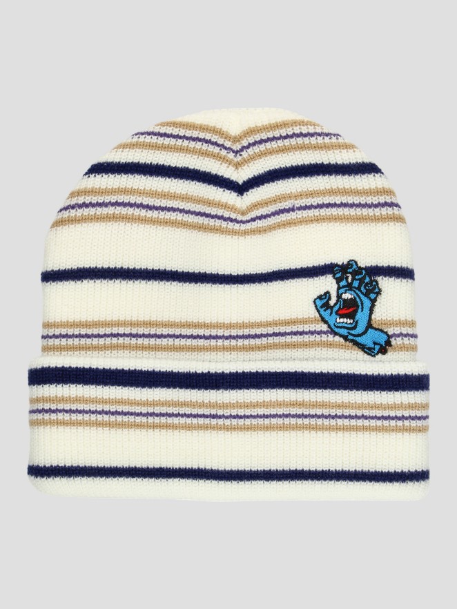 Santa Cruz Screaming Mini Hand Stripe Beanie