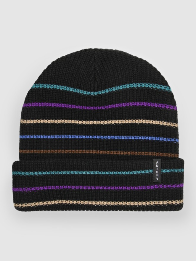Autumn Headwear Multi Stripe Beanie