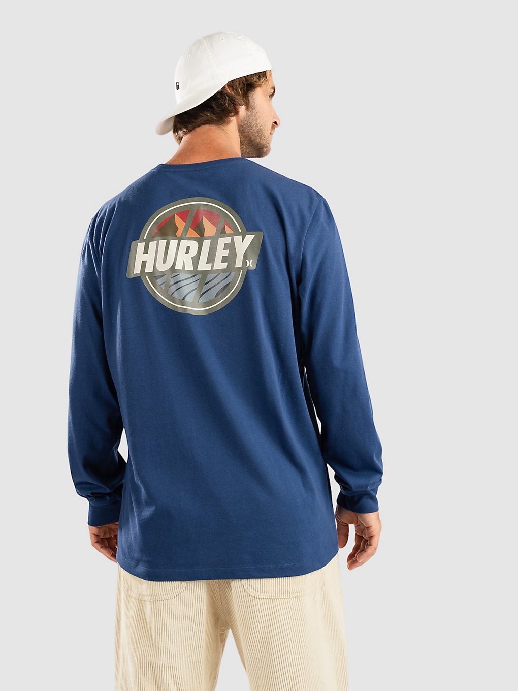 Hurley Everyday Block Range Longsleeve blue void kaufen