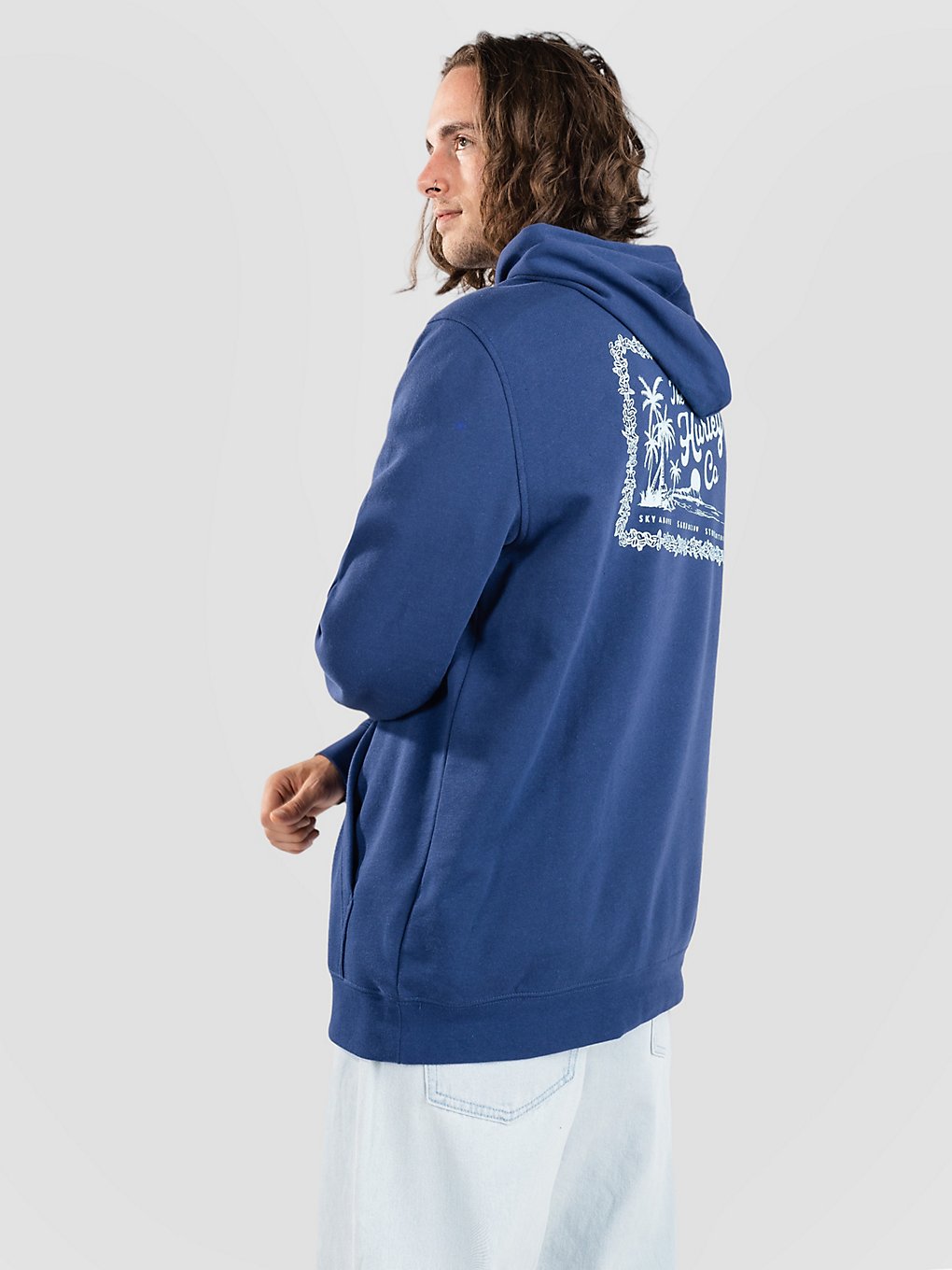 Hurley Ukelele Fleece Hoodie blue void kaufen