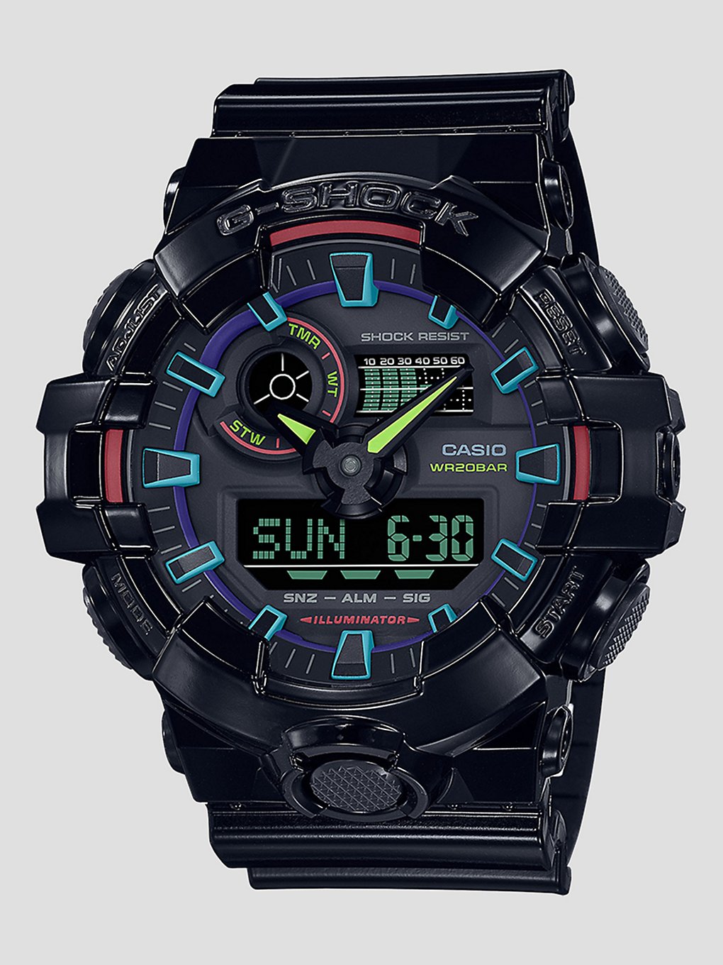 G-SHOCK GA-700RGB-1AER Watch schwarz kaufen