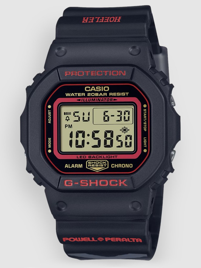 G-SHOCK DW-5600KH-1 Rannekello