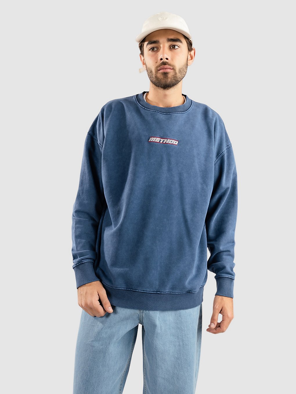 Method Mag Hold Fast Crew Sweater washed navy kaufen