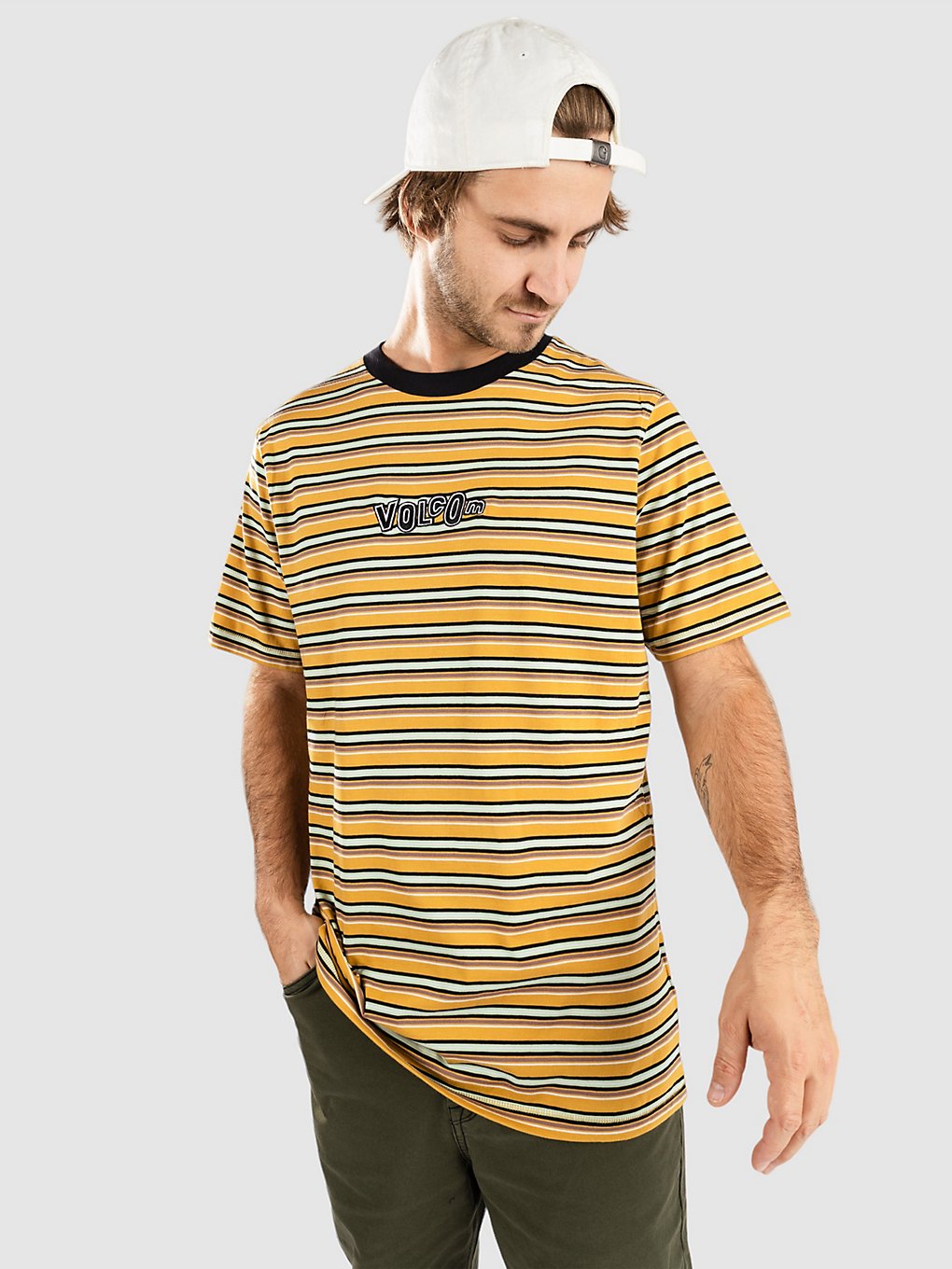 Volcom Bright N Early Crew T-Shirt mustard kaufen