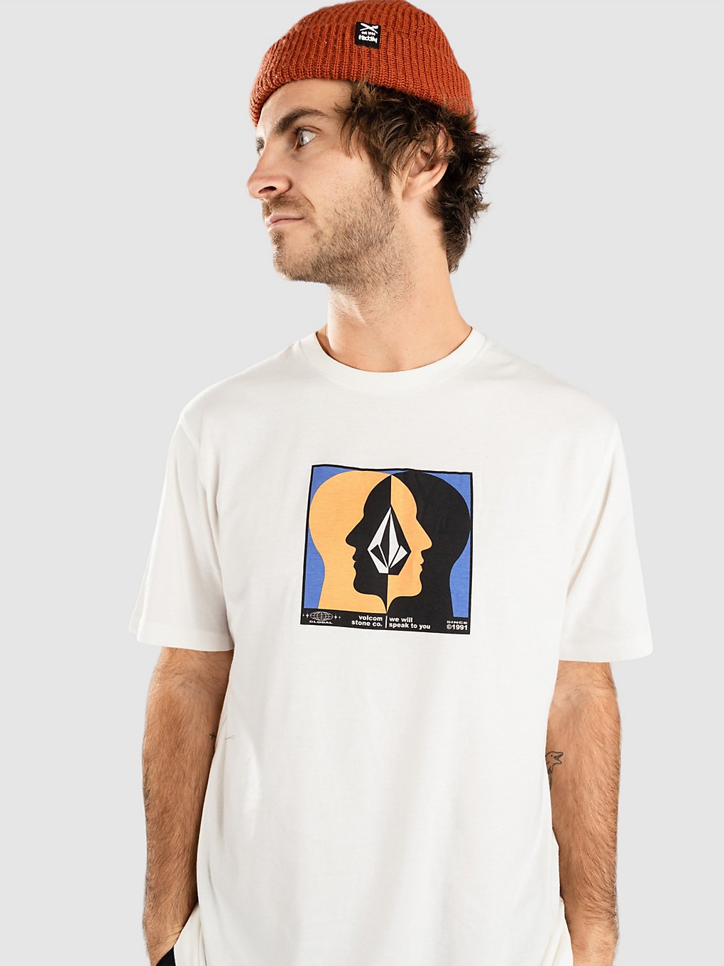 Volcom Whelmed T-Shirt off white kaufen