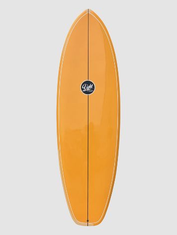Light Hybrid Plus Orange - Epoxy - Future 5'10 Surfboard