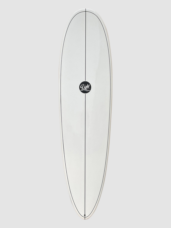 Light Minilog White - Epoxy - US + Future 6'8 Surfboard