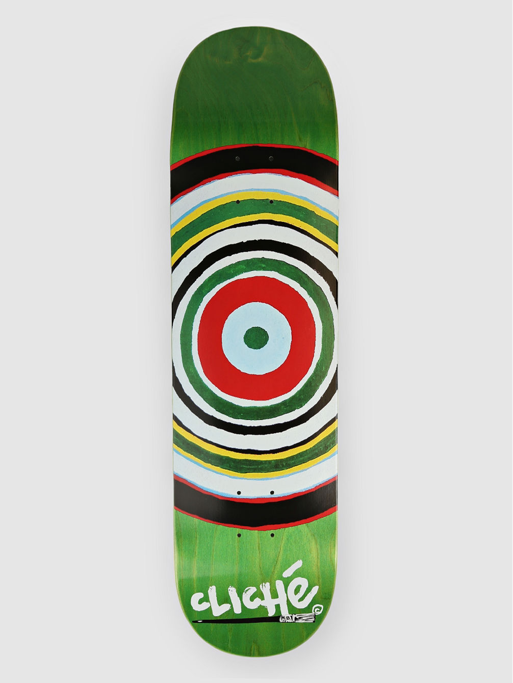 Painted Circle Rhm 8.375&amp;#034; Skateboard Deck